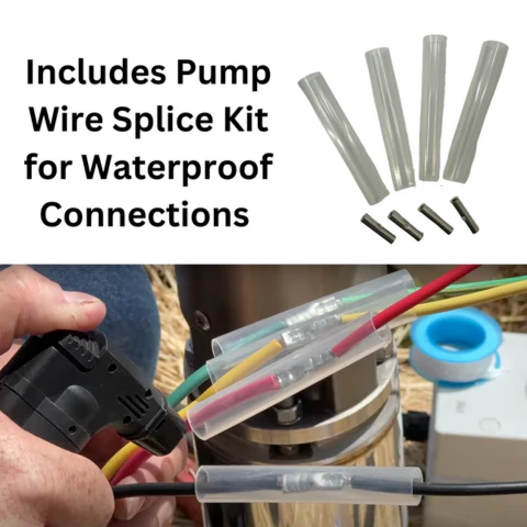 RPS 5HP 80RPS50, Up to 275ft Head, 35 to 120GPM, Submersible Pump End + 5HP 220V Motor + Starter Box - Image 5