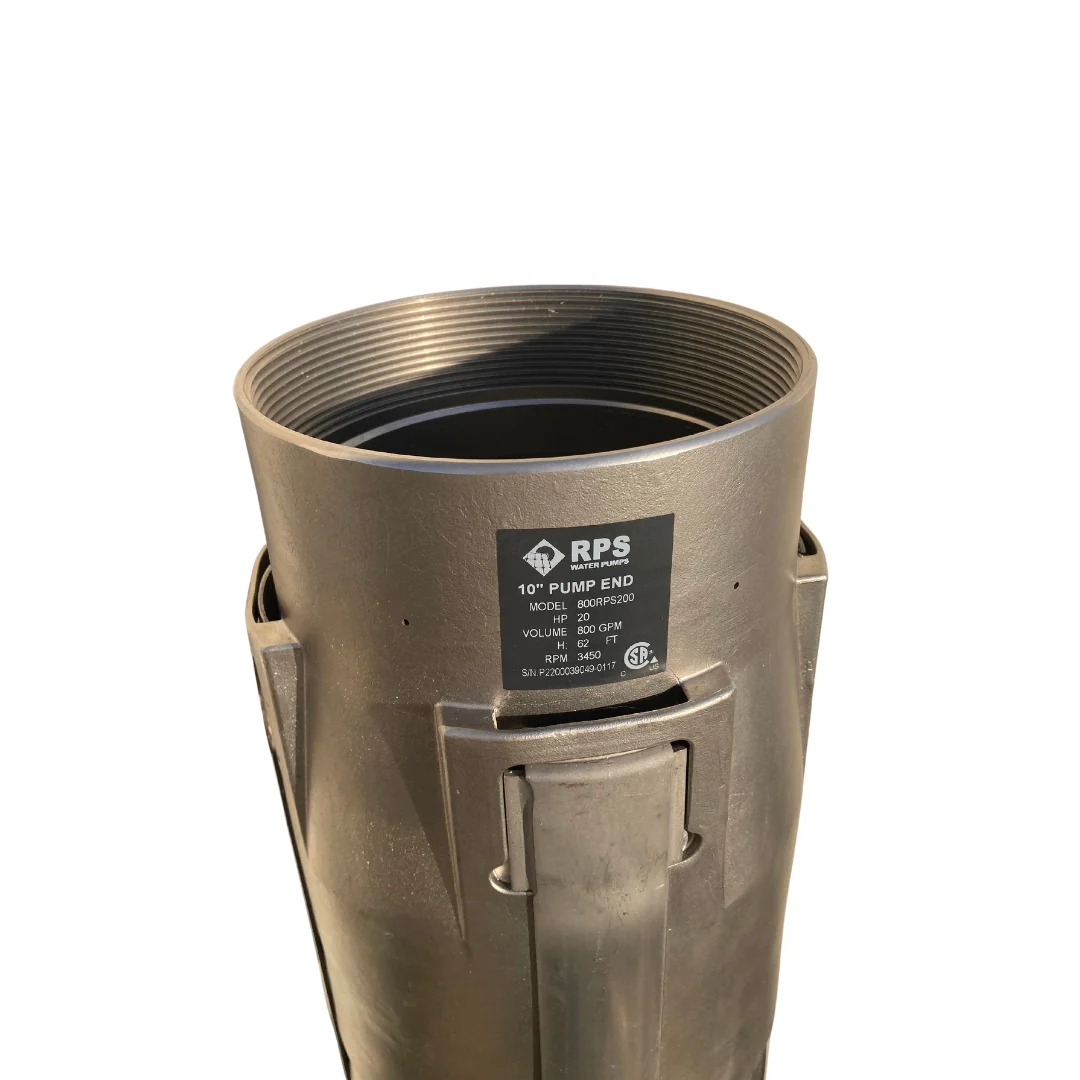 RPS 40HP 480V 1100RPS400, Up to 150FT Head, 528 to 1453GPM, Stainless Steel Submersible Pump End + Motor - Image 12
