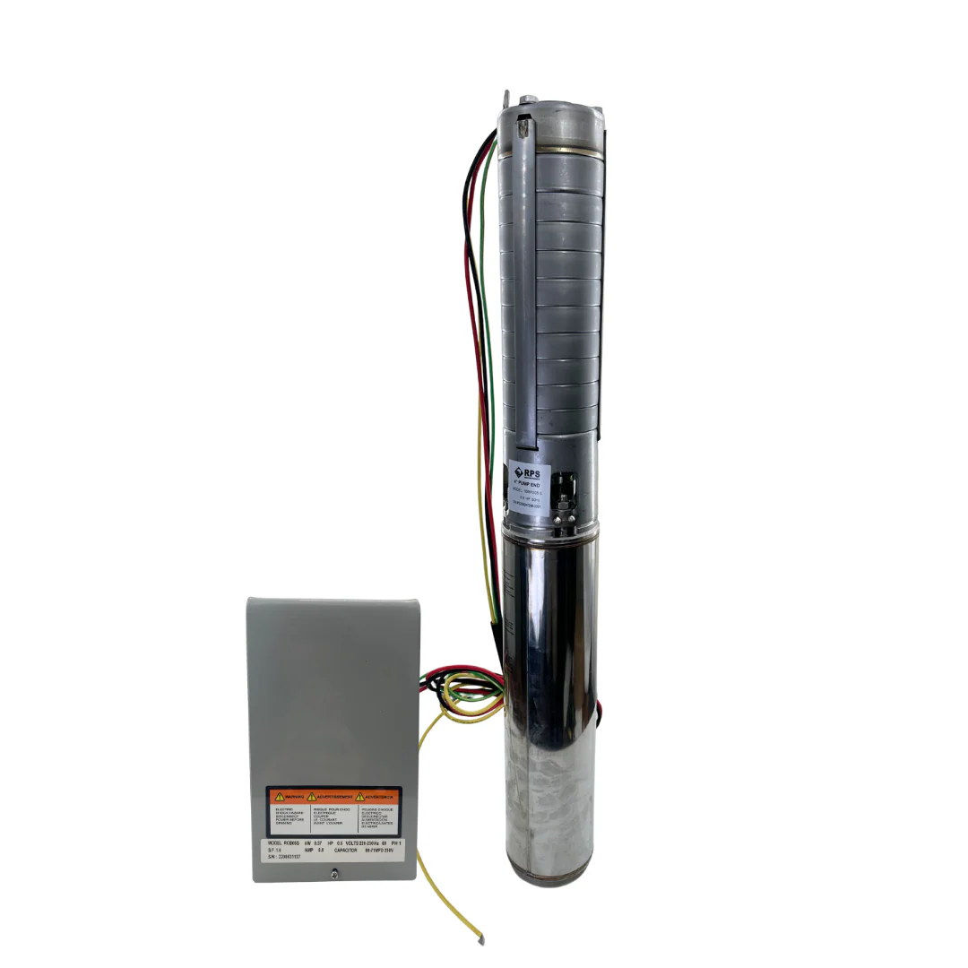 RPS Steel Pro 1/2 HP 220V, 2-Wire | 4" Submersible Well Pump + Stainless Steel Impeller | 100 ft Head, 6–18 GPM | 18RPS05-S Complete Kit - Image 9