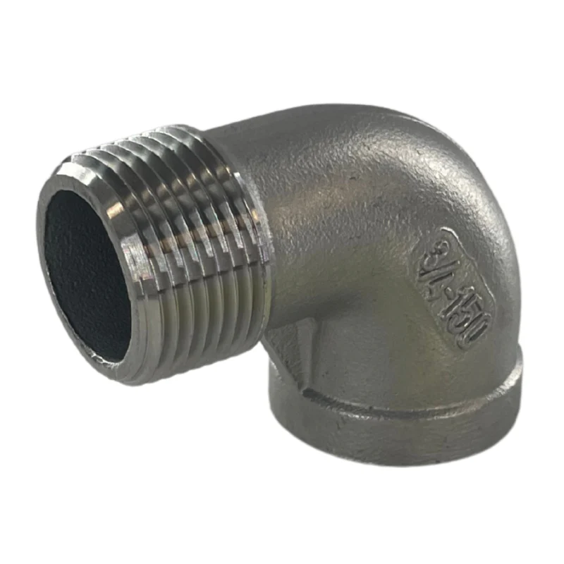 304 Stainless Steel NPT Male to Female Elbow - Image 2